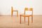 Chaises 266 en Bois par Martha Villiger pour Horgenglarus, 1954, Set de 2 1