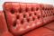 Danish Two Seater Red Leather Sofa, 1960s 8