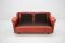 Danish Two Seater Red Leather Sofa, 1960s, Image 5