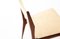 Italienische Esszimmerstühle mit Gestell aus Mahagoni & beigefarbenem Bezug aus Skai, 1950er, 6er Set 5
