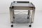 Chrome and Glass Serving Trolley, 1970s, Image 1