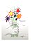 Bunte Blumen Lithographie von Pablo Picasso, 1958 1