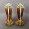 Vases Art Nouveau Antiques en Céramique de Barbotine D´Onnaing, Set de 2 3