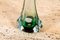 Tischlampe aus grünem Glas von Val Saint Lambert, 1950er 3