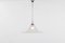 Lámpara colgante grande de vidrio escarchado de Limburg, años 60, Imagen 3