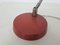 Red Metal Desk Light, 1950s, Image 7