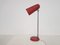 Lampe de Bureau en Métal Rouge, 1950s 1