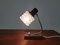 Small Glass and Wood Desk Lamp, 1950s 2