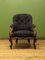 Victorian Button Back Armchair Chair with Rosewood Frame 1