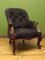 Victorian Button Back Armchair Chair with Rosewood Frame 4
