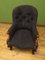 Victorian Button Back Armchair Chair with Rosewood Frame, Image 13