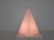 Lampe de Bureau Pyramide Vintage en Verre Acrylique par Harco Loor, 1980s 3
