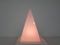 Lampe de Bureau Pyramide Vintage en Verre Acrylique par Harco Loor, 1980s 4
