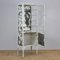 Vintage Industrial Medical Iron Display Cabinet, 1940s 3