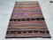 Vintage Turkish Striped Rug, 1970s 1