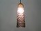 Mid-Century Lilac Glass Pendant Lamp from Rupert Nikoll, Image 9