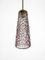 Mid-Century Lilac Glass Pendant Lamp from Rupert Nikoll 3