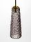 Mid-Century Lilac Glass Pendant Lamp from Rupert Nikoll 4