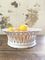 Antique Ceramic Lattice Fruit Basket, Image 3