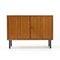 Two-Doored Walnut Commode, 1960s 1
