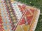 Tappeto Kilim vintage con motivo a rombi, Immagine 4