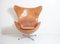 Vintage Egg Chair with Footrest by Arne Jacobsen for Fritz Hansen, Image 2