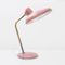 Mid-Century Italian Pink Table Lamp, 1960s 1