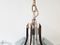 Space Age Glass & Chrome Hanging Lamp, 1970s, Image 6