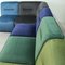 Velvet Module Sofa, 1970s, Set of 5, Image 2