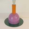 Vintage Lamp with Velvet Shade, Image 6