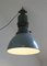 Große industrielle Vintage Deckenlampe von Elko 7