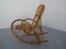 Rocking Chair Mid-Century en Bambou, Italie, 1950s 6