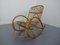 Mid-Century Italian Bamboo Rocking Chair, 1950s, Image 4
