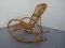 Mid-Century Italian Bamboo Rocking Chair, 1950s 19