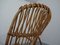 Mid-Century Italian Bamboo Rocking Chair, 1950s 9