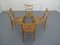 Italian Rush Dining Chairs, 1960s, Set of 4 2