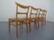 Italian Rush Dining Chairs, 1960s, Set of 4 5