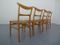 Italian Rush Dining Chairs, 1960s, Set of 4, Image 5