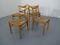 Italian Rush Dining Chairs, 1960s, Set of 4 8