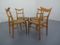 Italian Rush Dining Chairs, 1960s, Set of 4 7