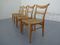 Italian Rush Dining Chairs, 1960s, Set of 4 1