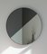 Kleiner runder Mixed Zinnt Dualis Orbis Spiegel mit schwarzem Rahmen von Alguacil & Perkoff Ltd 4