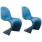 1st Edition Blue Stacking Chair by Verner Panton for Herman Miller, 1965 1