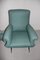 Mid-Century Italian Green Armchairs, Set of 2 2