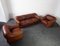 Vintage Leather Sofa and Chairs, 1970s, Set of 3 10