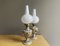 Portuguese Porcelain Hand Painted Table Lamps by Alcobaça Porcelain Factory, Set of 2 3