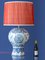 Große Tischlampe in Blau & Weiß von Delftware 1