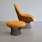 Lounge Chair and Footstool Set by Warren Platner for Knoll Inc. / Knoll International, 1966, Set of 2 8