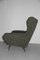 Fauteuil à Dossier Haut avec Design Géométrique, 1950s 3