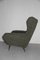High Back Armchair with Geometric Design, 1950s 3